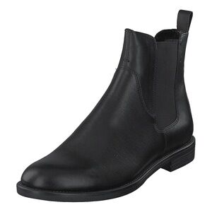 Vagabond Amina Black Leather Chelsea Boots size 38/7